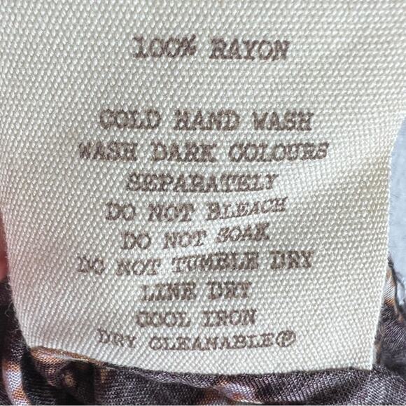 Spell | Desert Rose Boho Brown Tan Floral Playsuit Romper Small - Picture 9 of 9